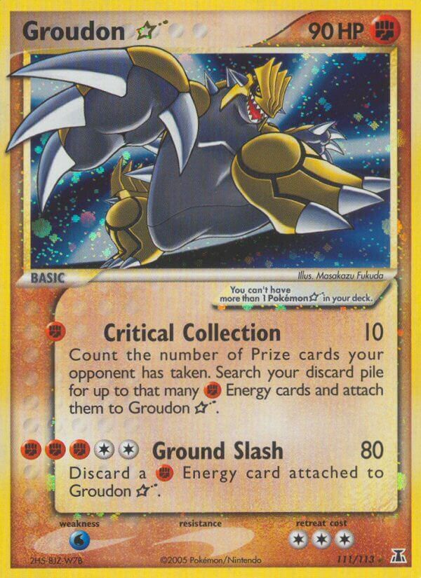 Groudon Star - 111/113 - EN Groudon Star - 111/113 - EN