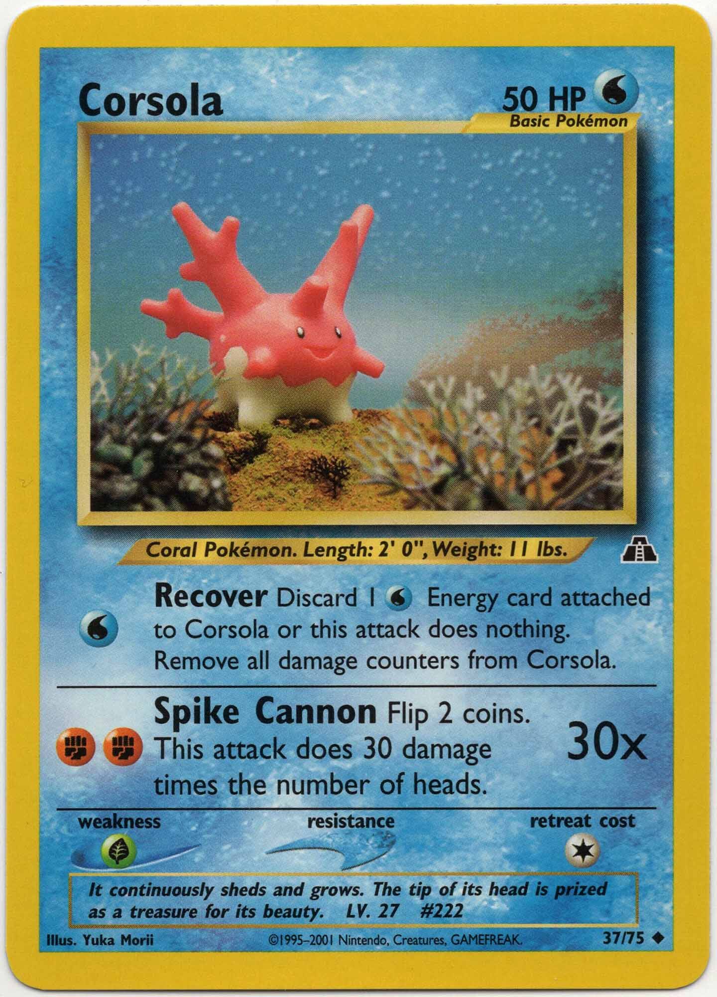 corsola-37-75-pok-mon-tcg Corsola - 37/75 - Pokémon TCG