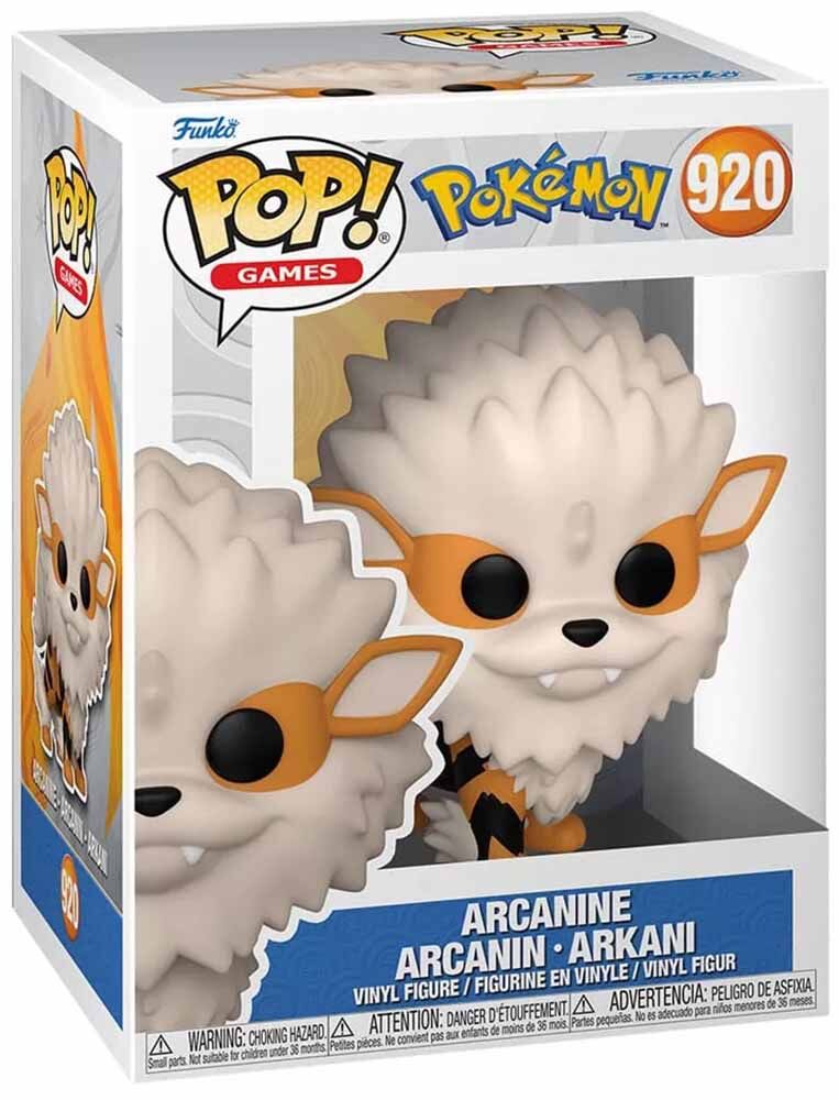Pokémon Arcanine Funko POP 920 Pokémon Arcanine Funko POP 920