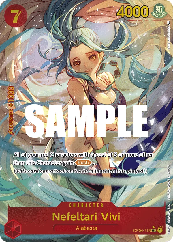 Nefeltari Vivi - OP04-118- Alternate Art - JP