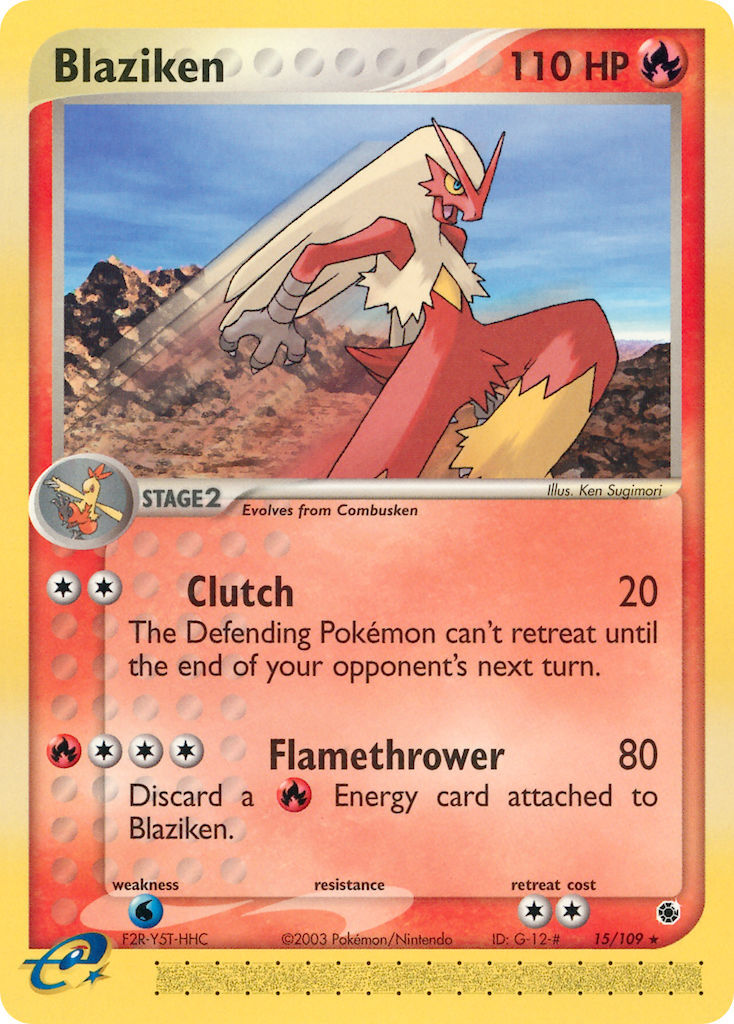 Blaziken - 15/109 - EN Blaziken - 15/109 - EN