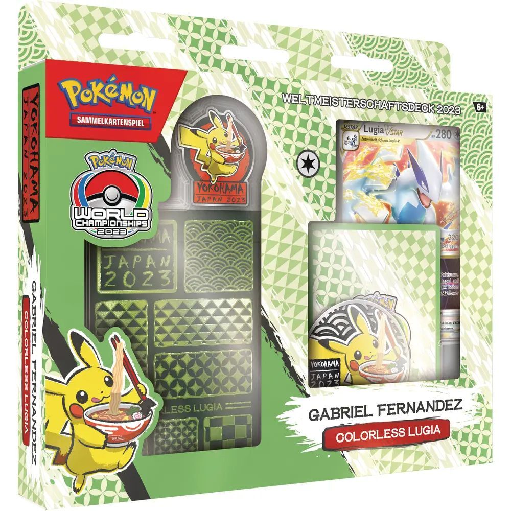 Pokémon 2023 Weltmeisterschaftsdeck Gabriel Fernandez Colorless Lugia - DE