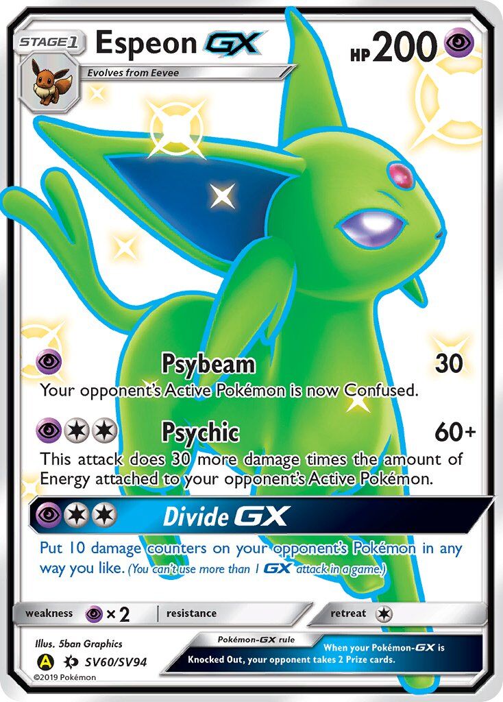 Espeon-GX - SV60/SV94 - EN Espeon-GX - SV60/SV94 - EN