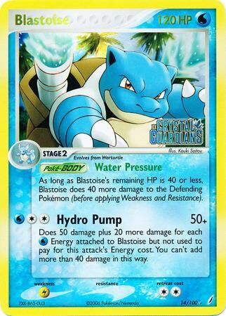 Blastoise - 14/100 - Reverse Holo - EN