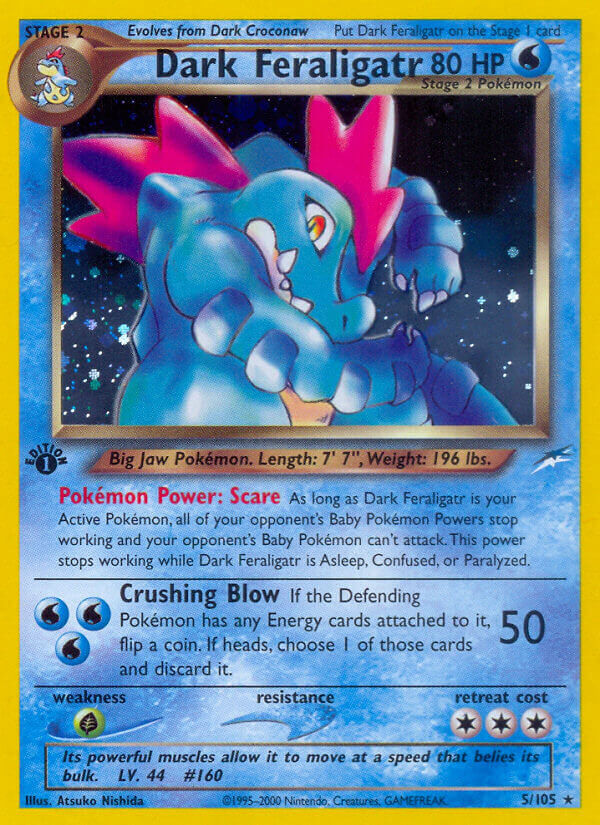 Dark Feraligatr - 5/113 - 1st Edition - EN Dark Feraligatr - 5/113 - 1st Edition - EN