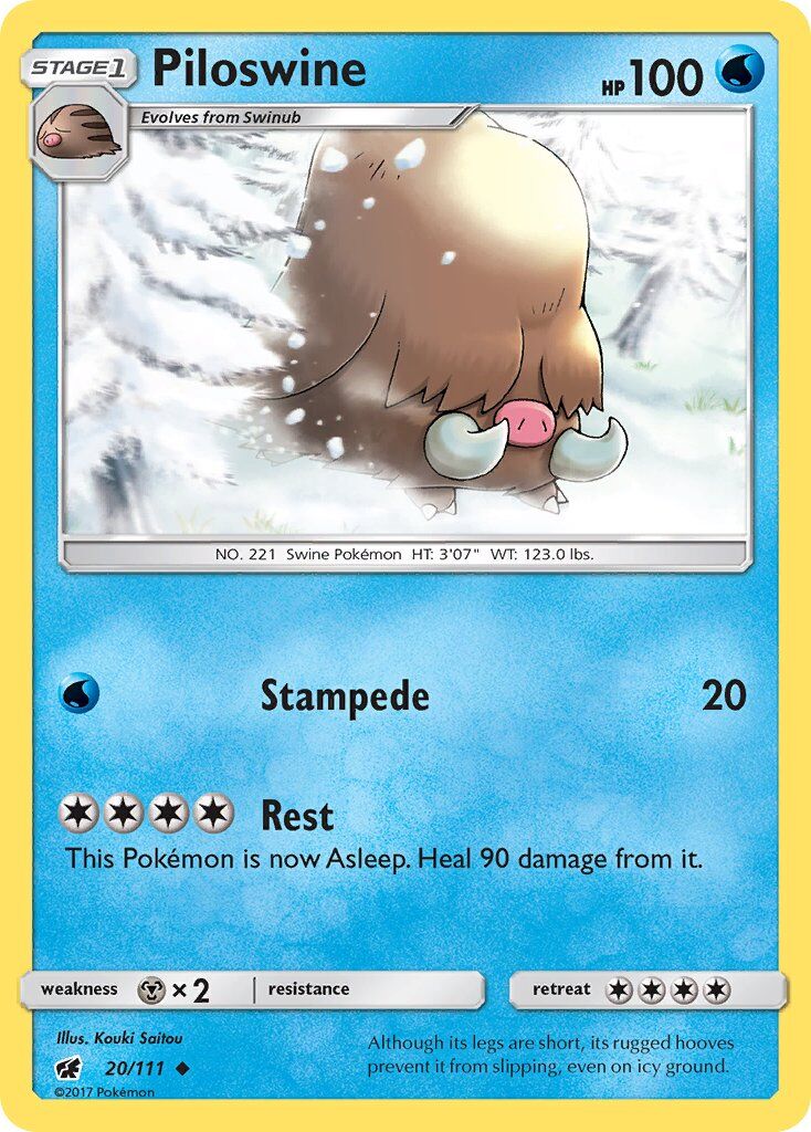Piloswine - 20/111 - EN
