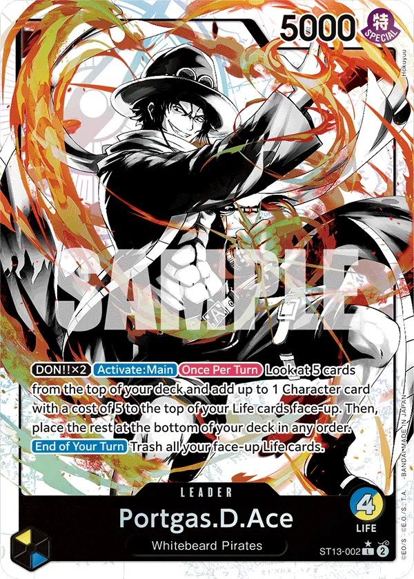 Portgas.D.Ace - ST13-002 - Alternate Art Portgas.D.Ace - ST13-002 - Alternate Art