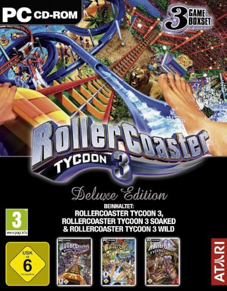 Rollercoaster Tycoon 3 - Deluxe Edition - PC Rollercoaster Tycoon 3 - Deluxe Edition - PC