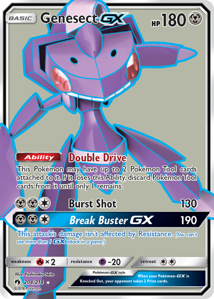 Genesect-GX - 204/214 - EN