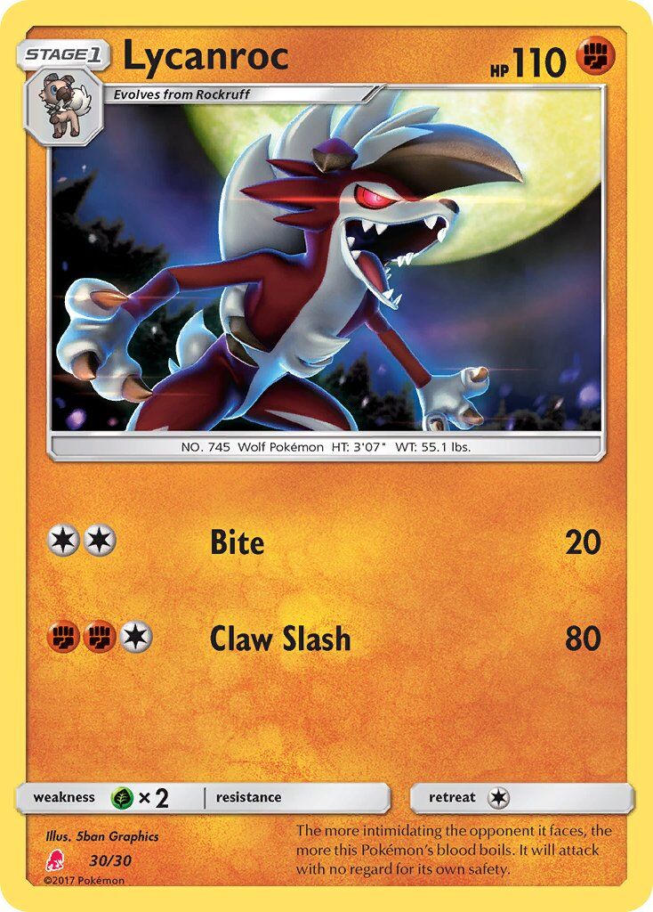 Lycanroc - 30/2 - EN Lycanroc - 30/2 - EN