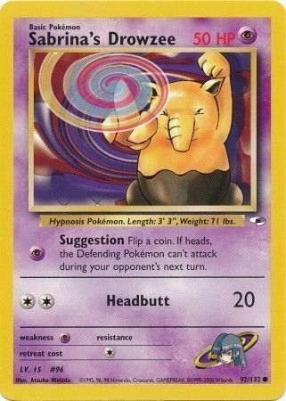 Sabrina’s Drowzee - 92/132 - Unlimited - EN