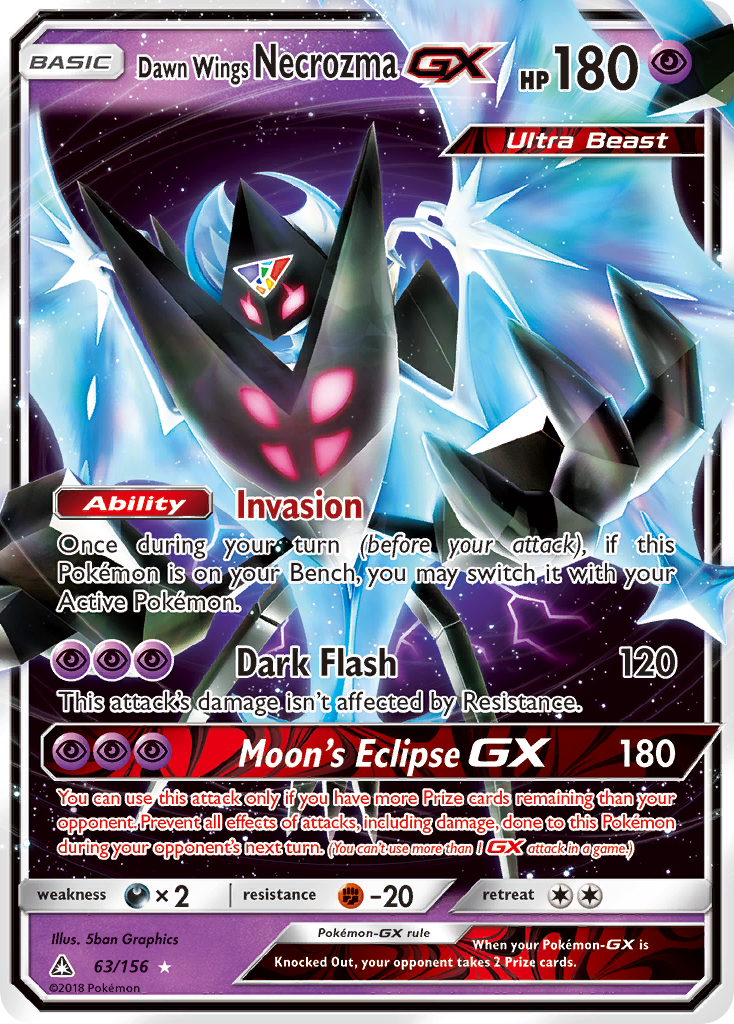 Dawn Wings Necrozma-GX - 63/156 - EN Dawn Wings Necrozma-GX - 63/156 - EN