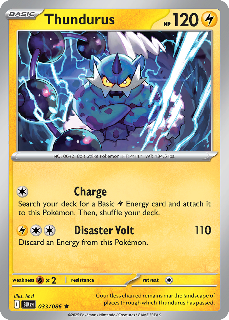 Thundurus - 033/086 - EN Thundurus - 033/086 - EN