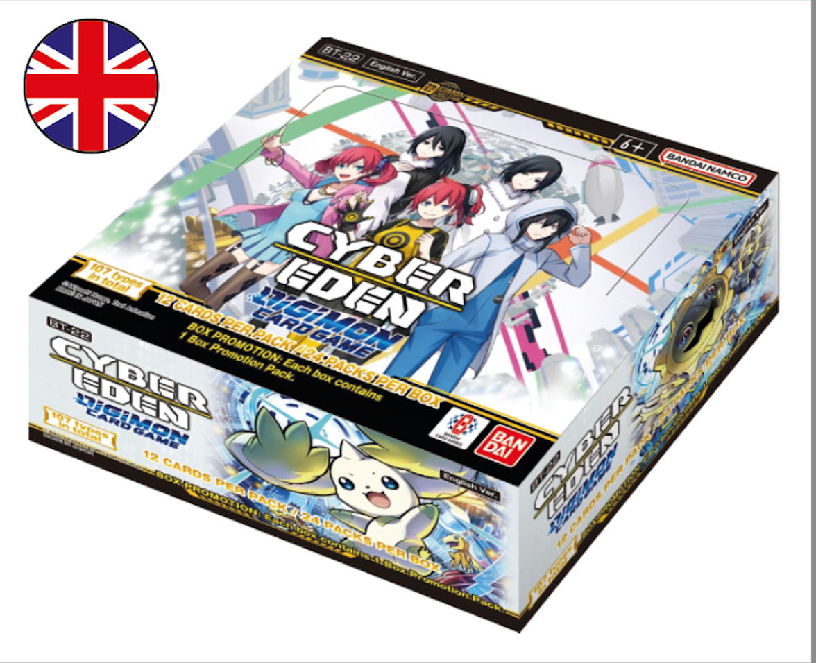 Cyber Eden (BT22) Booster Display (24) - Digimon Card Game - EN Cyber Eden (BT22) Booster Display (24) - Digimon Card Game - EN