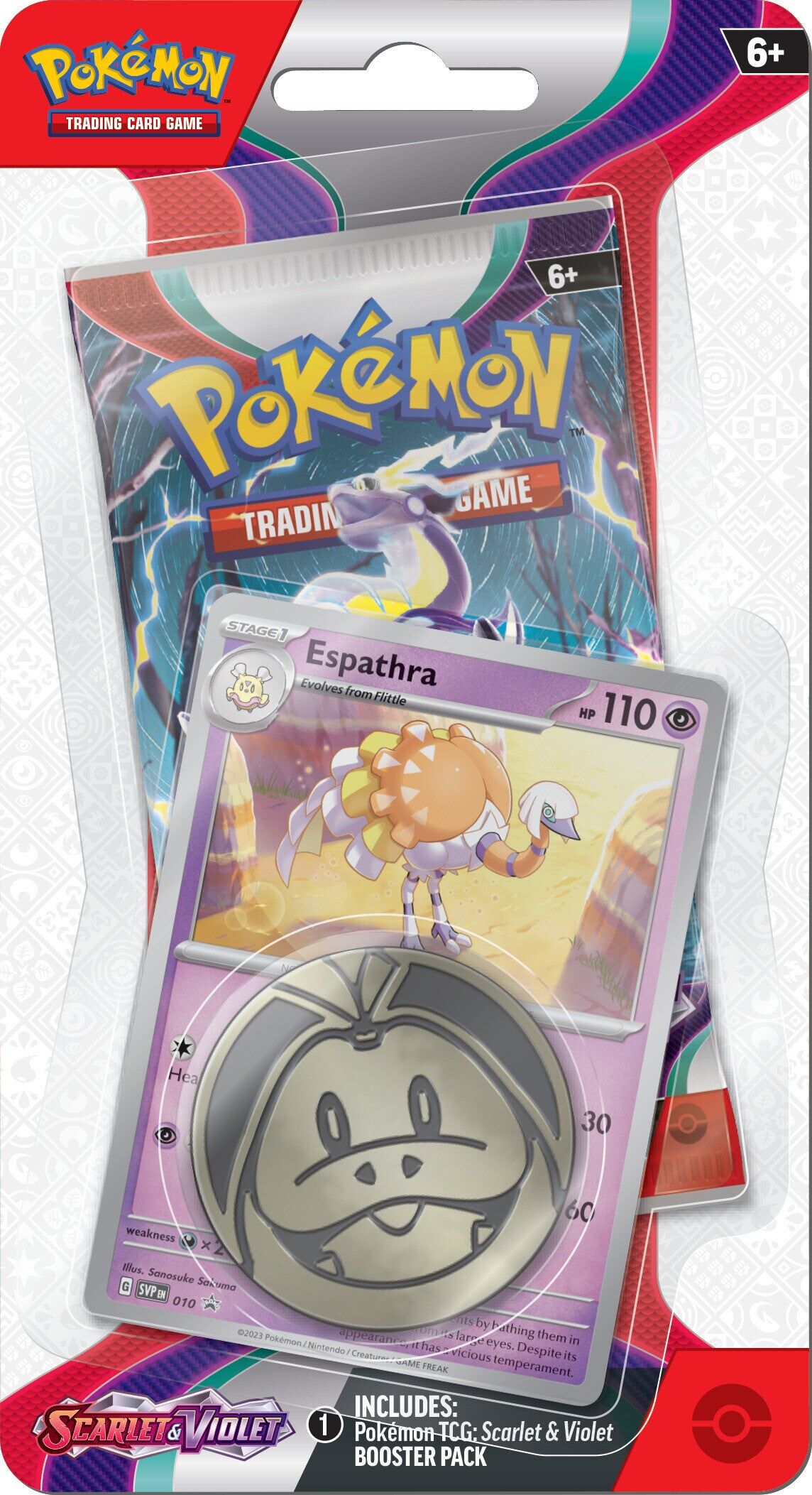 esp-2 Pokémon TCG: Scarlet & Violet 1 Pack Blister Espathra - EN