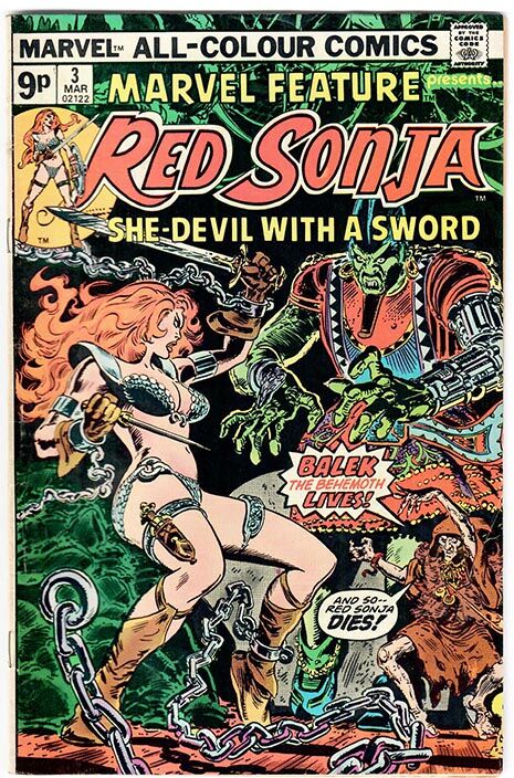 Marvel Feature #3 Red Sonja