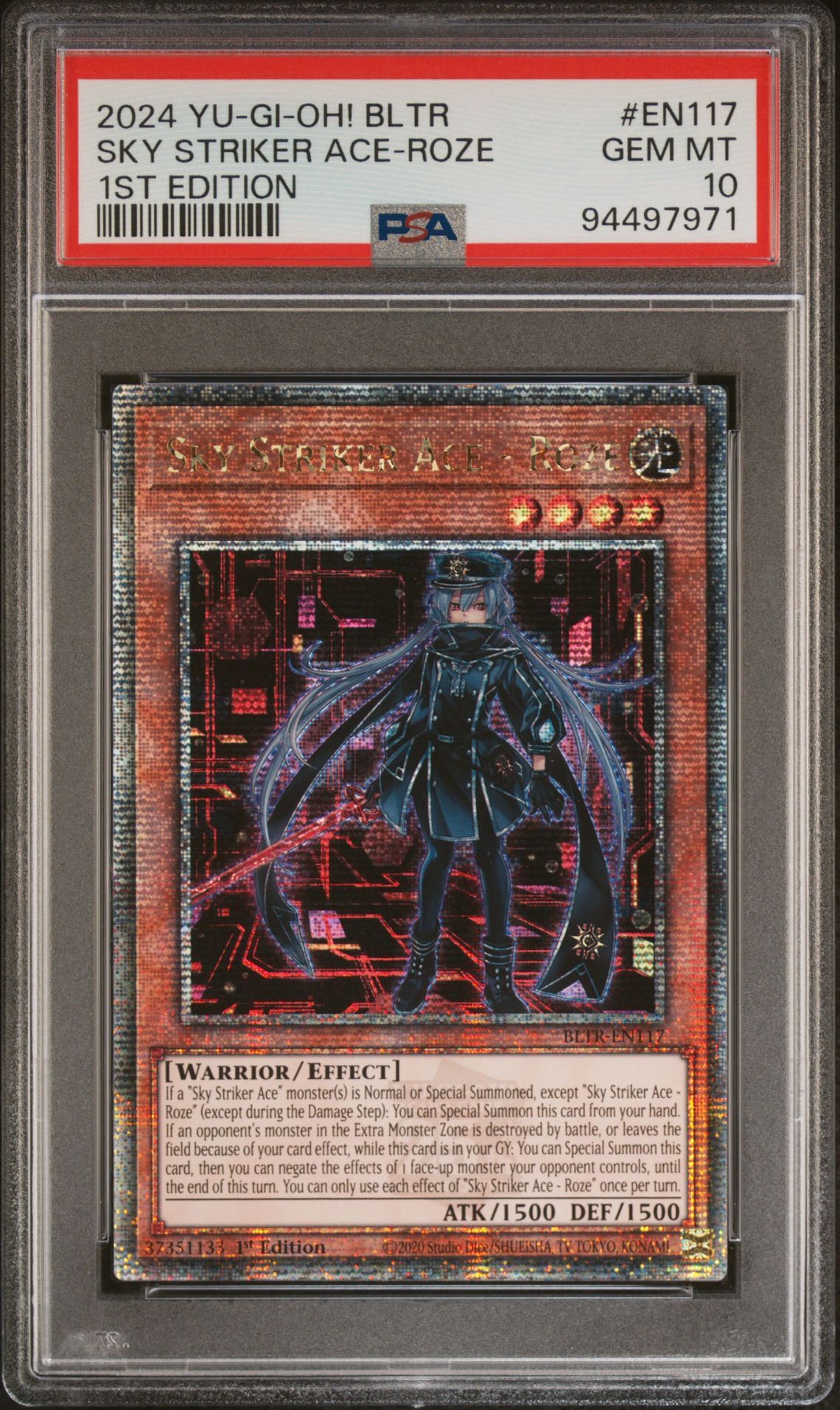 2024 YU-GI-OH! BLTR-BATTLES OF LEGEND: TERMINAL REVENGE EN117 SKY STRIKER ACE - ROZE 1ST EDITION - PSA 10 GEM-MT - Yu-Gi-Oh! 2024 YU-GI-OH! BLTR-BATTLES OF LEGEND: TERMINAL REVENGE EN117 SKY STRIKER ACE - ROZE 1ST EDITION - PSA 10 GEM-MT - Yu-Gi-Oh!