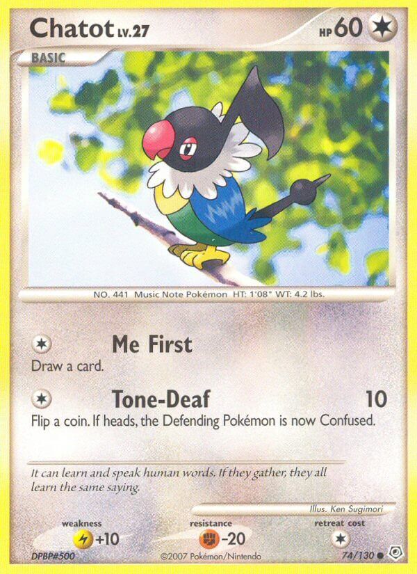 Chatot - 74/130 - EN Chatot - 74/130 - EN