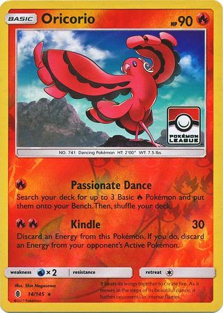 oricorio-14-145-pokemon-tcg-league-promo-near-mint Oricorio - 14/145 - Pokémon TCG - League Promo - Near Mint