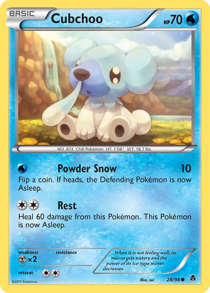 Cubchoo - 28/98 - EN