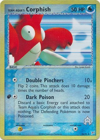 Team Aqua’s Corphish - 26/97 - Reverse Holo - EN Team Aqua’s Corphish - 26/97 - Reverse Holo - EN