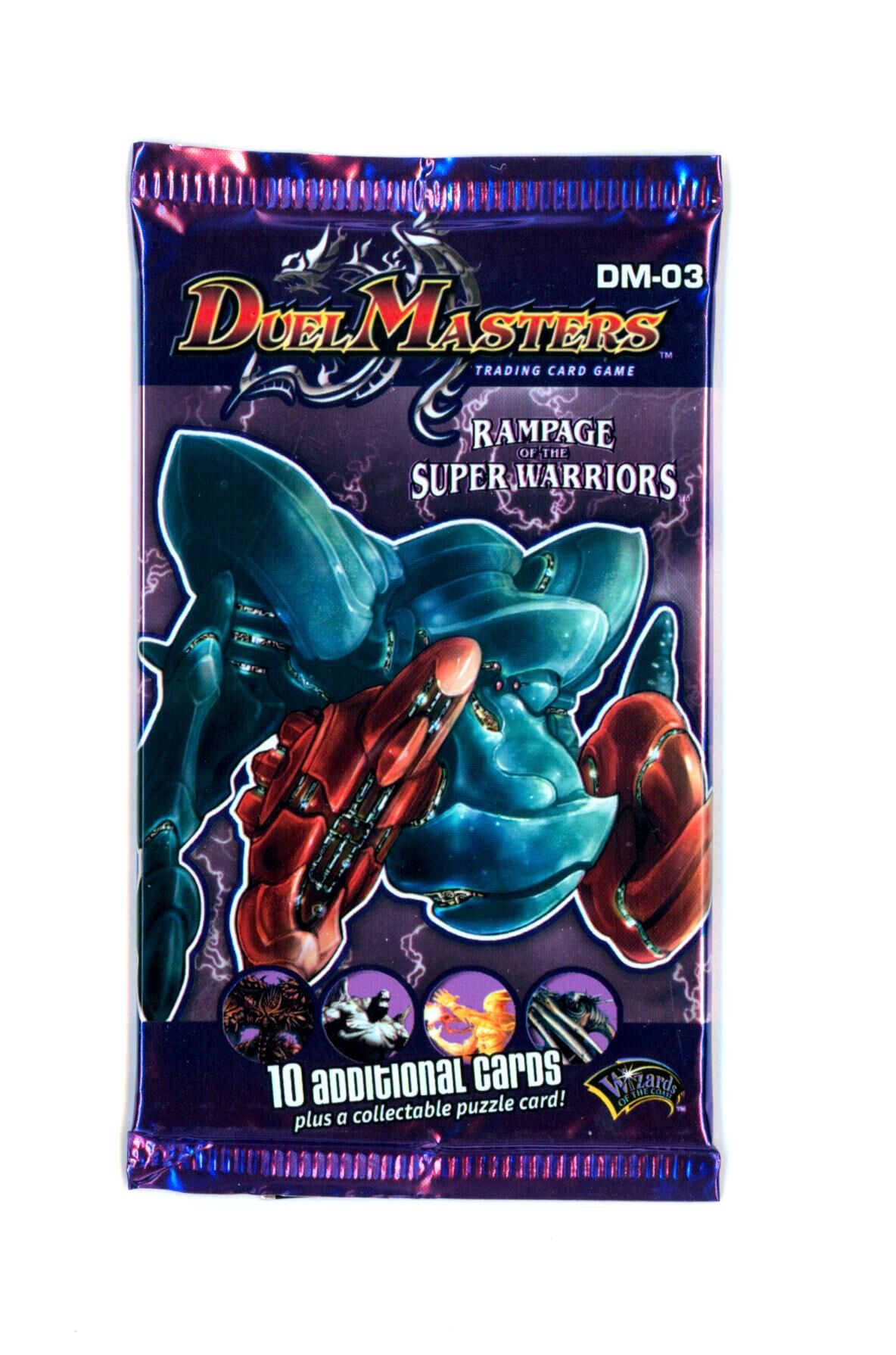 Rampage of the super Warriors Duel Masters TCG Booster Pack DM03 - EN
