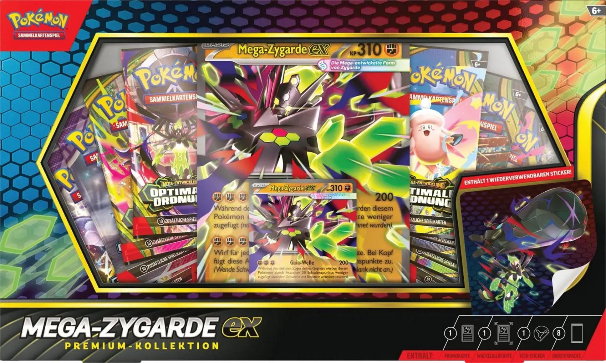 Pokémon TCG: Mega-Zygarde ex Premium Kollection - DE