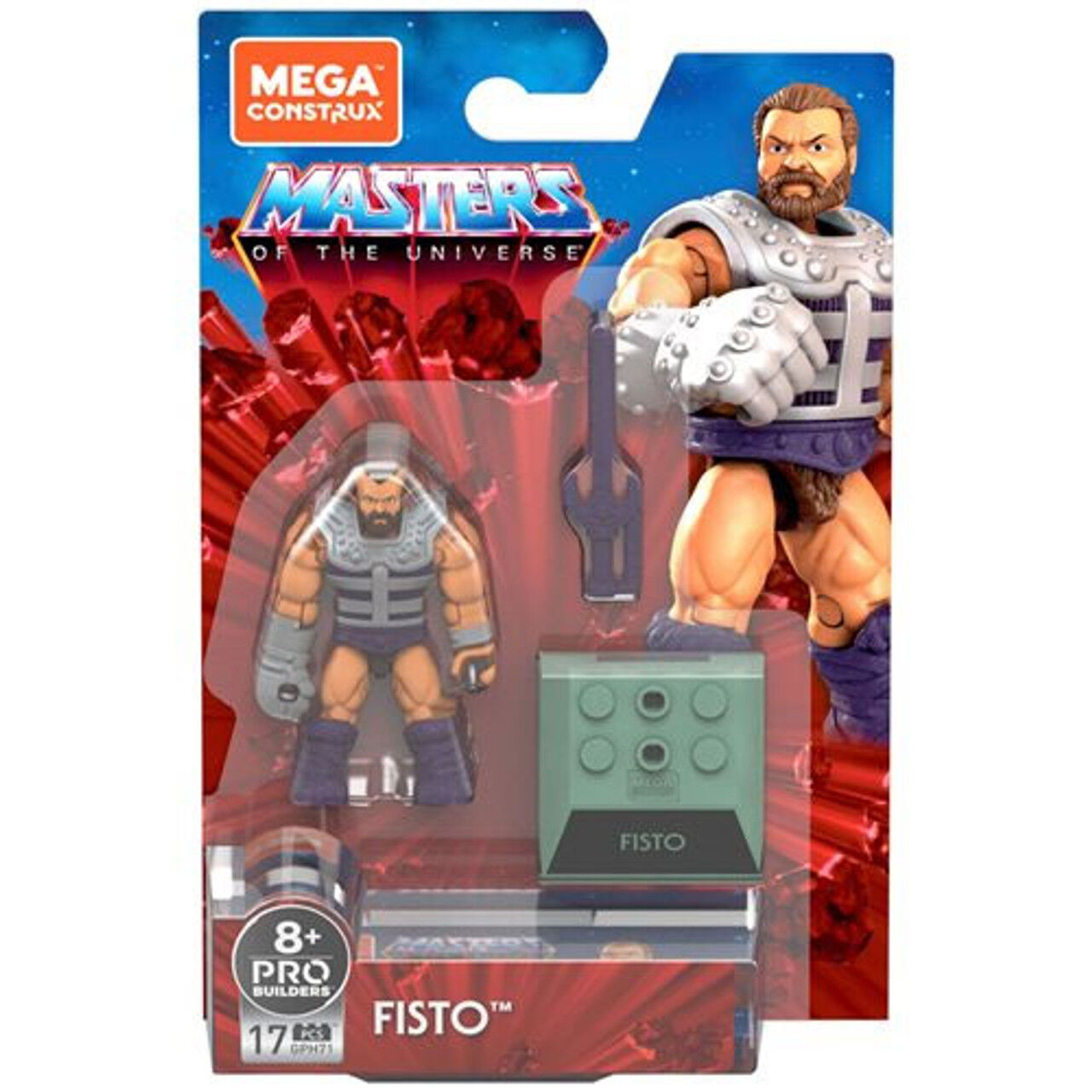 Mega Construx Masters of the Universe Heroes Fisto Mini Figure Mega Construx Masters of the Universe Heroes Fisto Mini Figure