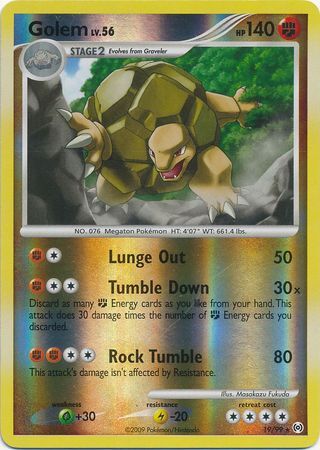 Golem - 19/99 - Reverse Holo - EN