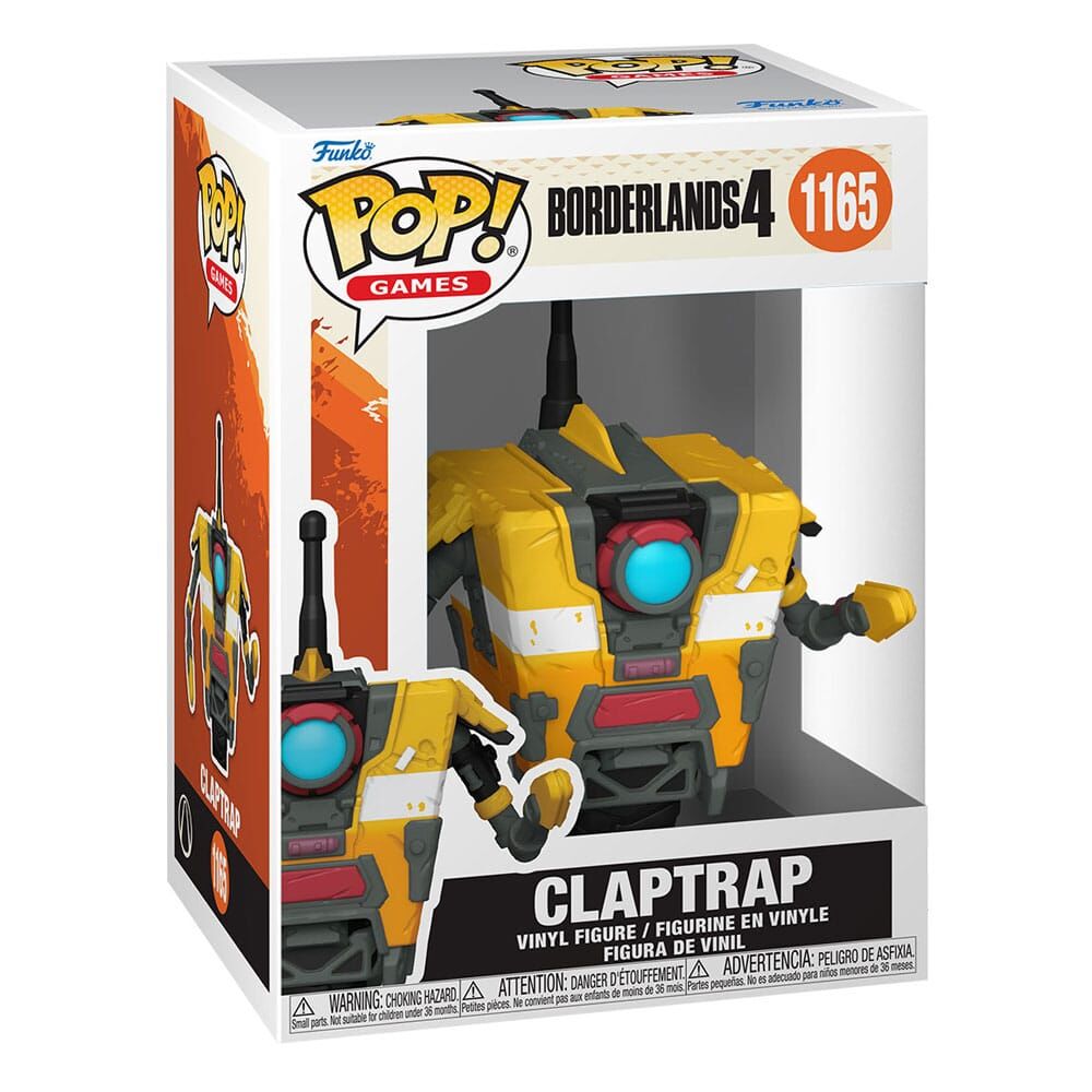 Borderlands 4 POP! #1165 Games Vinyl Figur Claptrap 9 cm