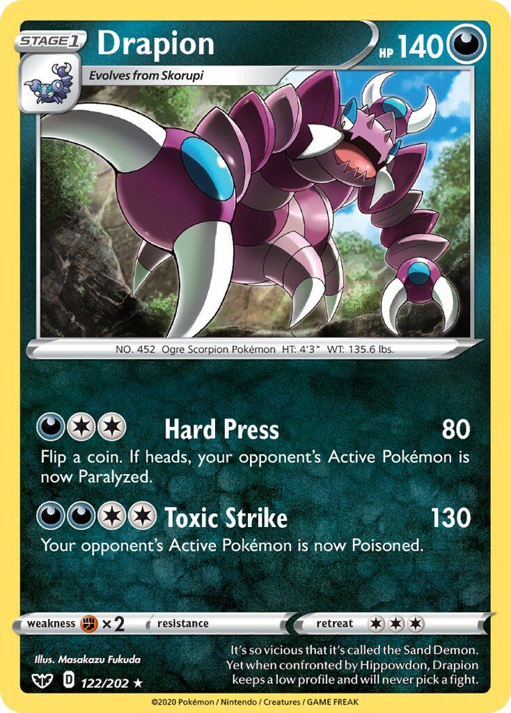 Drapion - 122/202 - EN Drapion - 122/202 - EN