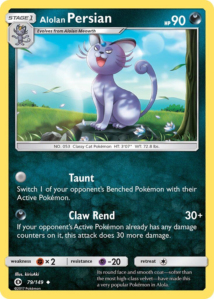 Alolan Persian - 79/149 - EN Alolan Persian - 79/149 - EN