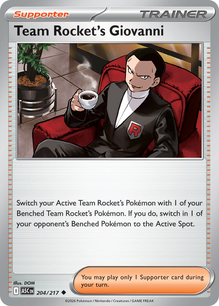 Team Rocket’s Giovanni - 204/217 - EN