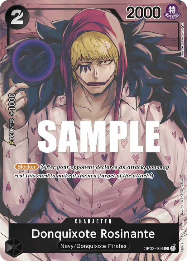 Donquixote Rosinante - OP02-108 - Alternate Art