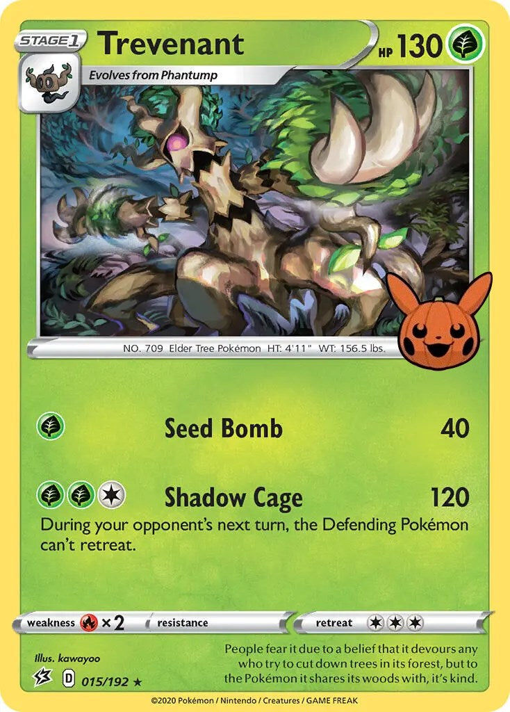 trevenant-015-172-pokemon-tcg-near-mint-en Trevenant - 015/192 - Pokémon TCG - Near Mint - EN