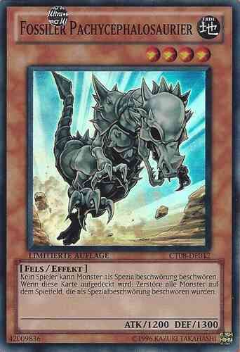 fossiler-pachycephalosaurier-yu-gi-oh Fossiler Pachycephalosaurier - Yu-Gi-Oh!