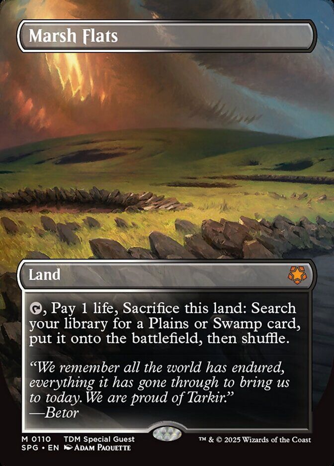 Marsh Flats - SPG 110 - Foil - EN - NM Marsh Flats - SPG 110 - Foil - EN - NM
