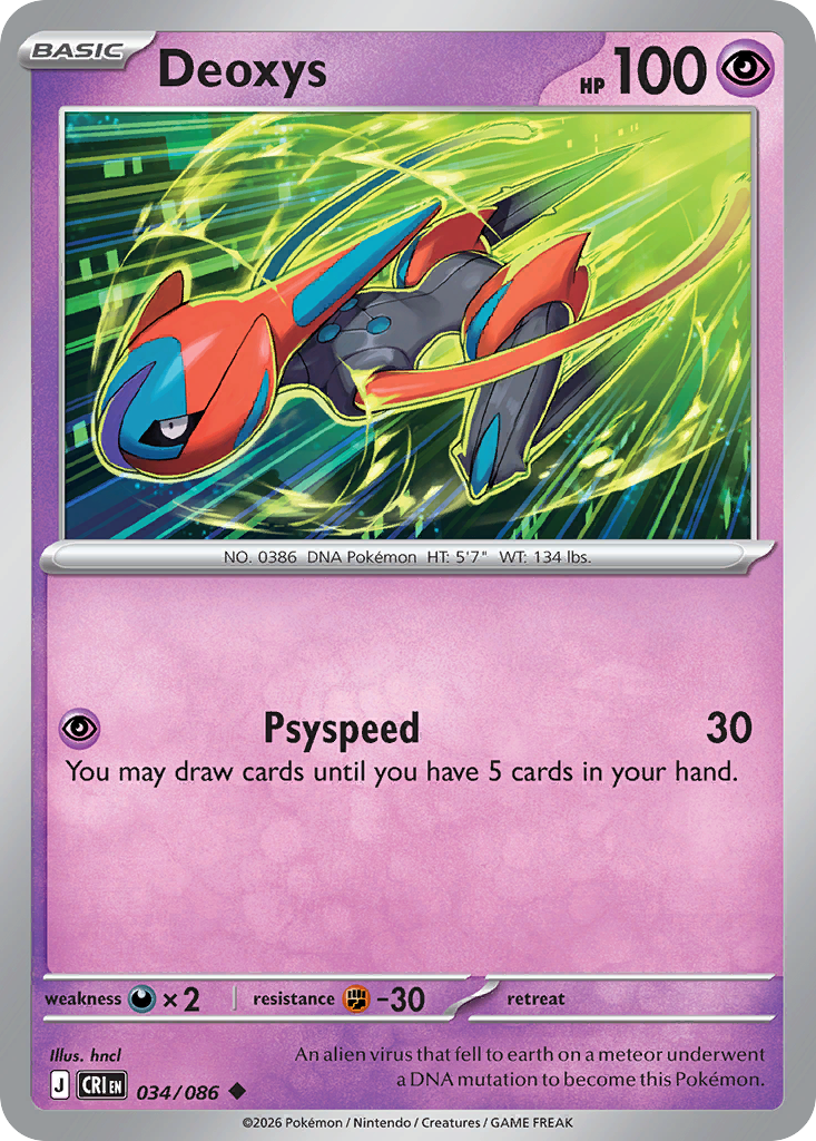 Deoxys - 034/086 - EN Deoxys - 034/086 - EN