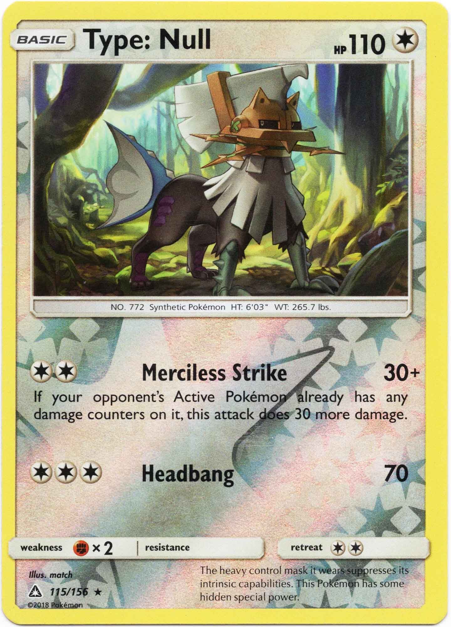 type-null-115-156-pokemon-tcg Type: Null 115/156 - Pokémon TCG