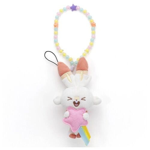 Pokemon PokePeac Strap (Hoshizora Ver.) Scorbunny Plush - 11.5 cm Pokemon PokePeac Strap (Hoshizora Ver.) Scorbunny Plush - 11.5 cm