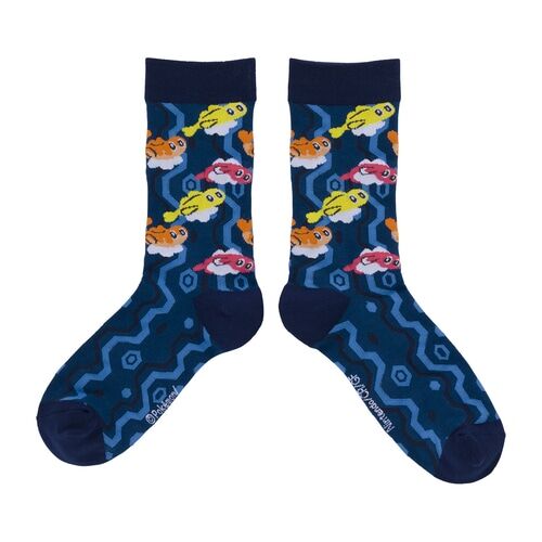 Tatsugiri Blau Pokémon-Socken (23-25cm) Tatsugiri Blau Pokémon-Socken (23-25cm)