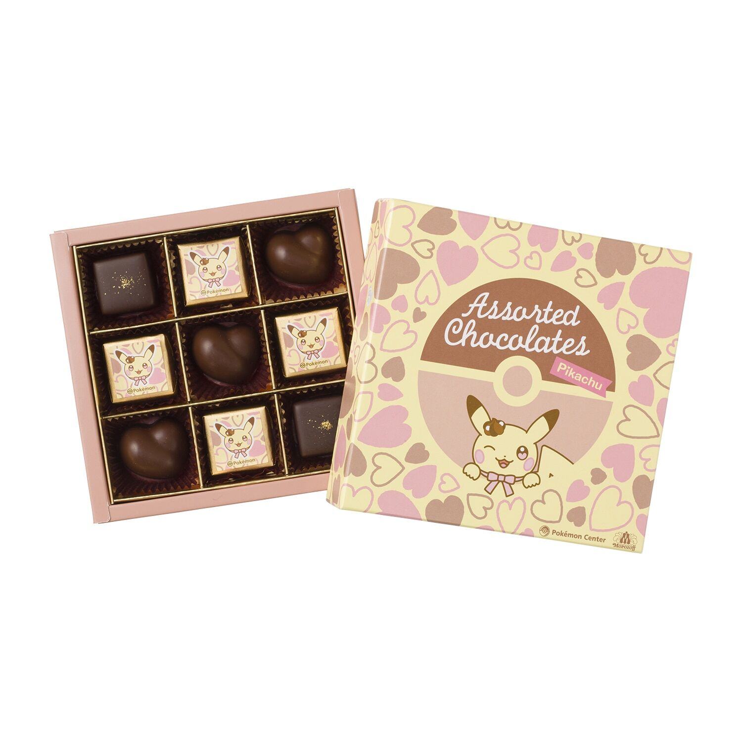 Valentines Pikachu Plus + Morozoff Assorted Chocolate Pikachu