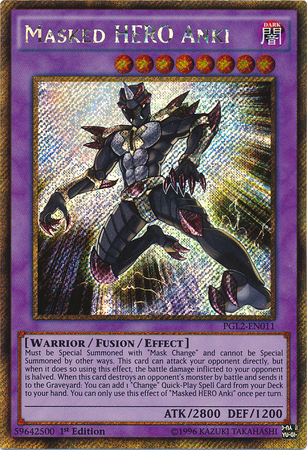 Maskierter HELD Anki - PGL2-011 - Gold Secret Rare - 1. Auflage Maskierter HELD Anki - PGL2-011 - Gold Secret Rare - 1. Auflage
