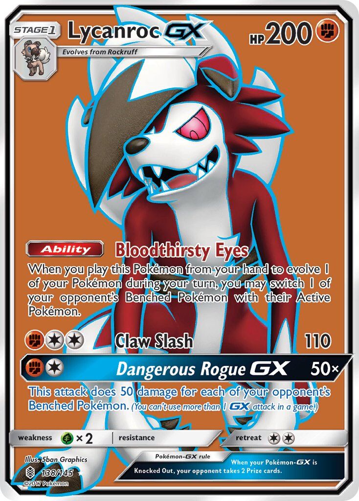 Lycanroc-GX - 138/145 - EN Lycanroc-GX - 138/145 - EN
