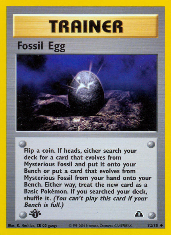 Fossil Egg - 72/75 - Unlimited - EN