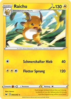 Raichu 066/202 - Pokémon TCG