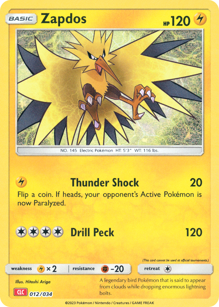 Zapdos - 012/34 - EN Zapdos - 012/34 - EN