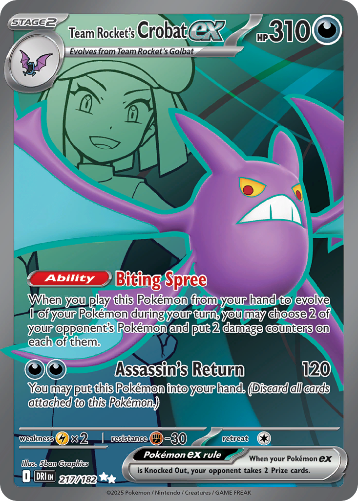 Team Rocket’s Crobat ex - 217/182 - EN Team Rocket’s Crobat ex - 217/182 - EN