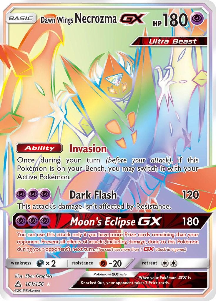 Dawn Wings Necrozma-GX - 161/156 - EN Dawn Wings Necrozma-GX - 161/156 - EN