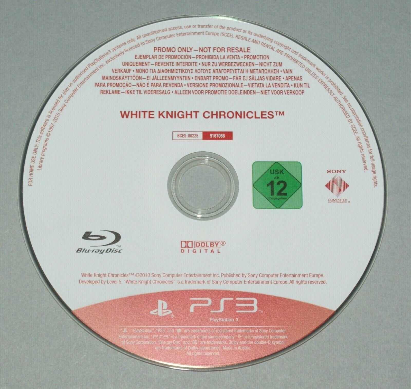 White Knight Chronicles [Promo Only] - OVP - PS3 - EN
